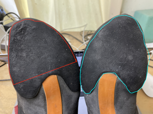 Traditional Half Sole vs Premium