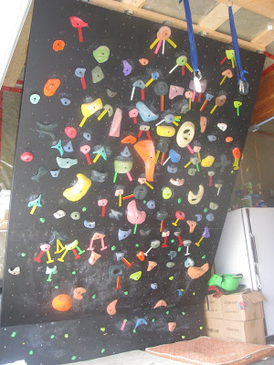 adding climbing holds to your climbing wall