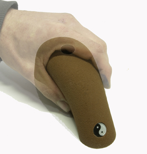 a pinch type climbing hold - Uncarved Block
