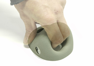 a pocket type climbing hold - Uncarved Block